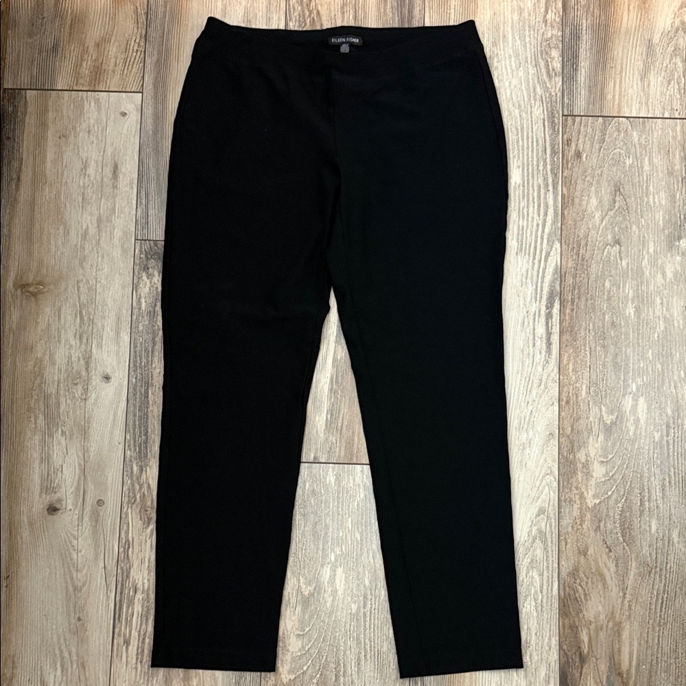 Eileen Fisher Black Stretch Pants Small